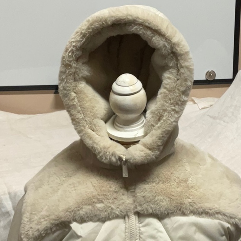 Koolaburra Cream Fleece-Lined Outerwear
